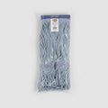 Bristles Medium Blue Blended Cotton Looped End Mop Head.